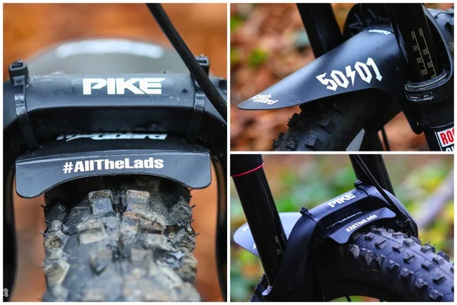 Parafanghi MTB In PP 2 Pezzi - Per Mountain Bike 26-29", Design Allargato Antispruzzi, Facile Montaggio