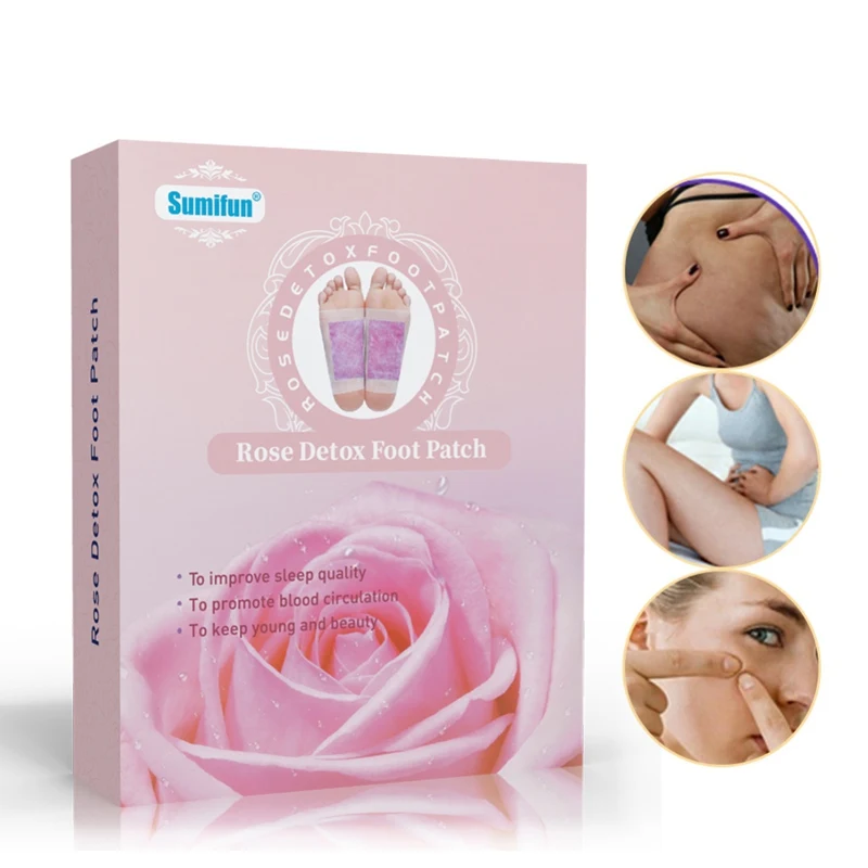 

Foot Care Detox Foot Patch With Ginger, Wormwood Anti-Swelling Pain And Stress Relief Feet Care Dropshipping 12 Patches