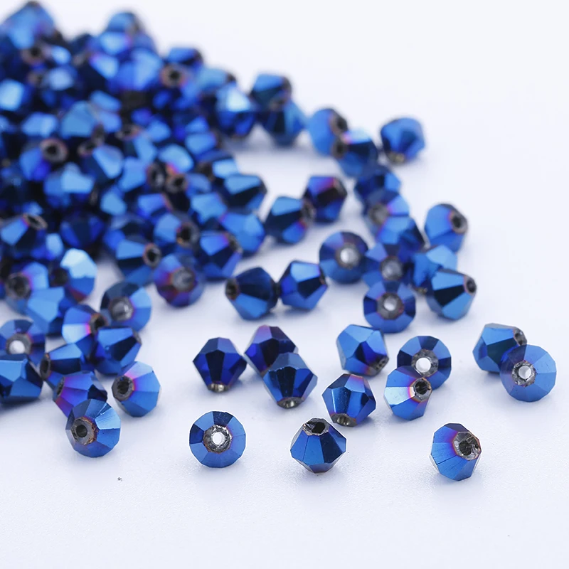 Wholesale 5301 3mm 1000pcs Glass Crystals Beads Bicone Faceted Bead loose Spacer Beads DIY