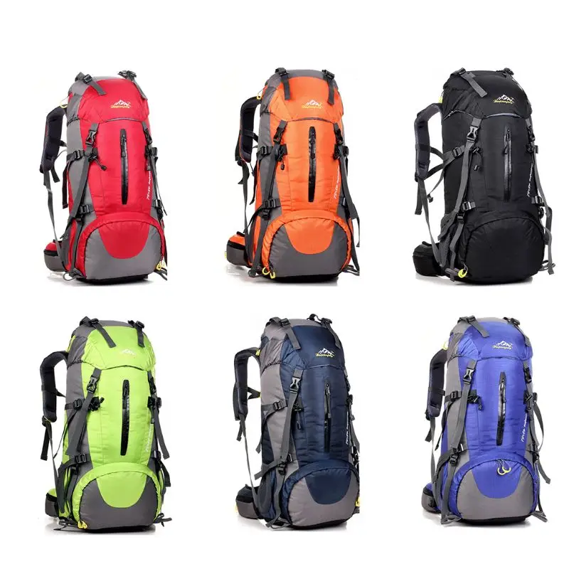 

50L Waterproof Hiking Backpack Outdoor Sport Daypack for Climbing Mountaineering Camping Fishing Travel Cycling Skiing