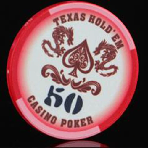 EPT European Poker Chips 25 Pcs/Set Pokerstars Twelve Color Ceramic