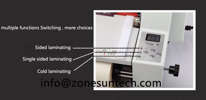 1" V350 ламинатор четыре ролика Горячая рулонная машина для ламинирования электронный Контроль температуры одиночных и односторонний режим нагрева