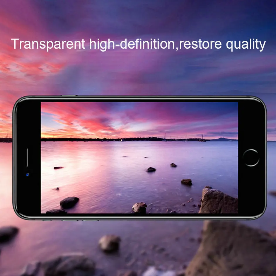 6D Glass On The For iPhone 6 6 s Plus Tempered Glass Full Cover 5D Round Edge Case For iPhone X 7 8 6 Plus 10 Screen Protector  (10)