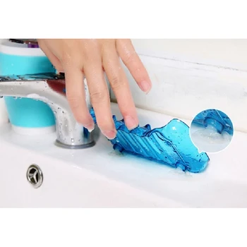 

Kitchen/Bathroom Sucker Draining Soap box,Soap Dish,Soap Saver,Stop Mushy Soap Blue