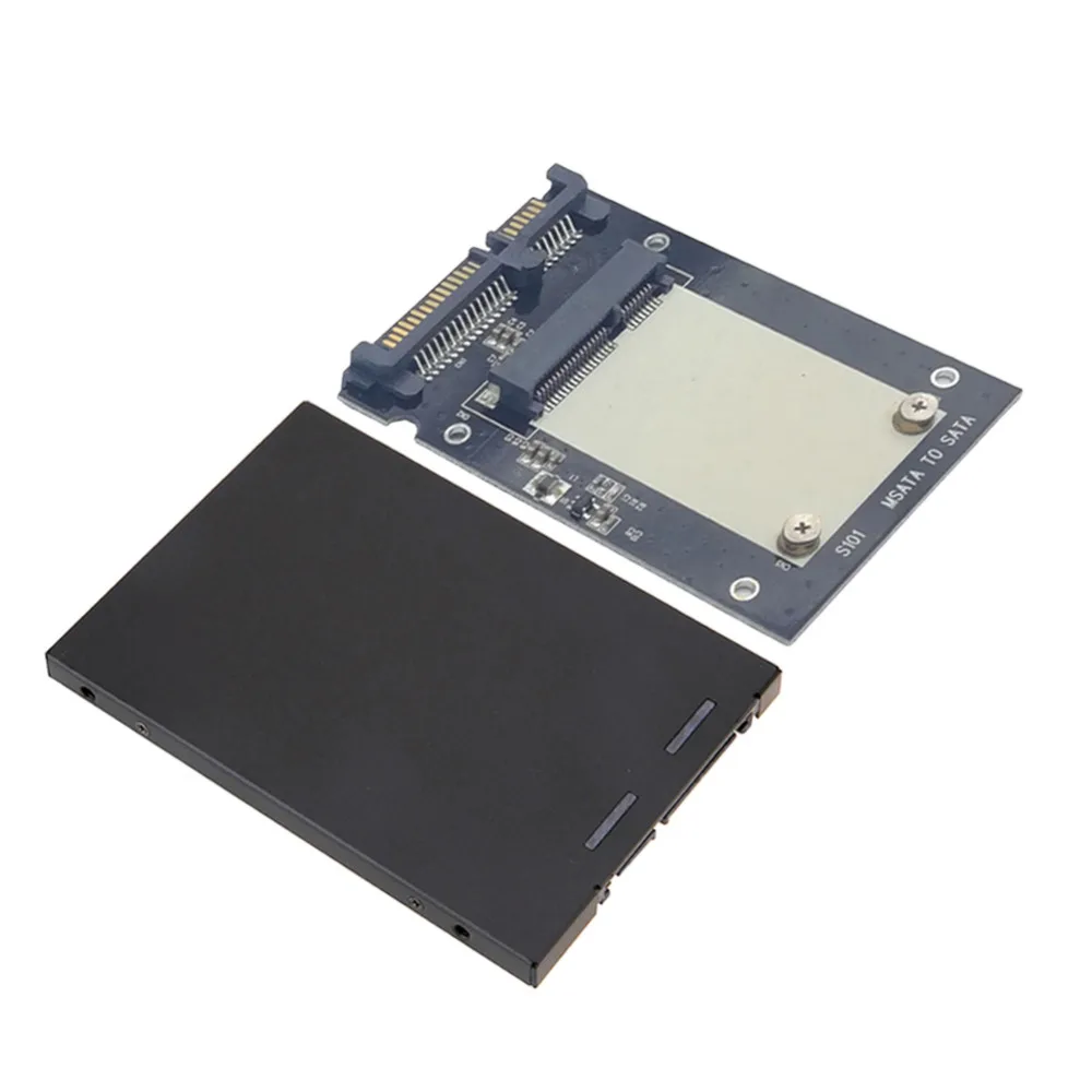 

Mini SATA to 2.5 Inches SATA 3.0 Adapter Board Computer Cables & Connectors SATA HDD Enclosure Adapter Card