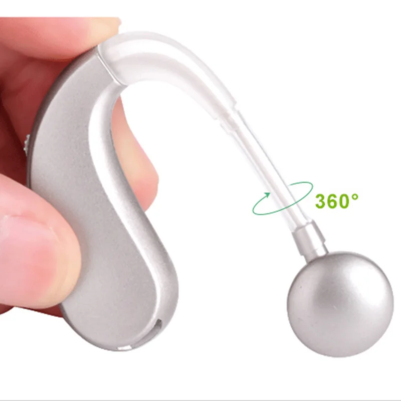 NEWEST!Rechargeable Hearing Aid Sound Amplifiers Wireless Ear s for Elderly Adjustable Mini Digital 2 color