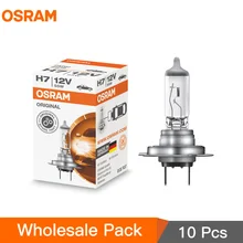 10 шт. OSRAM H7 12 В 55 Вт PX26d 3200K 64210L оригинальная линейная лампа галогенная фара авто лампа OEM Качество Германия 64210 оптом