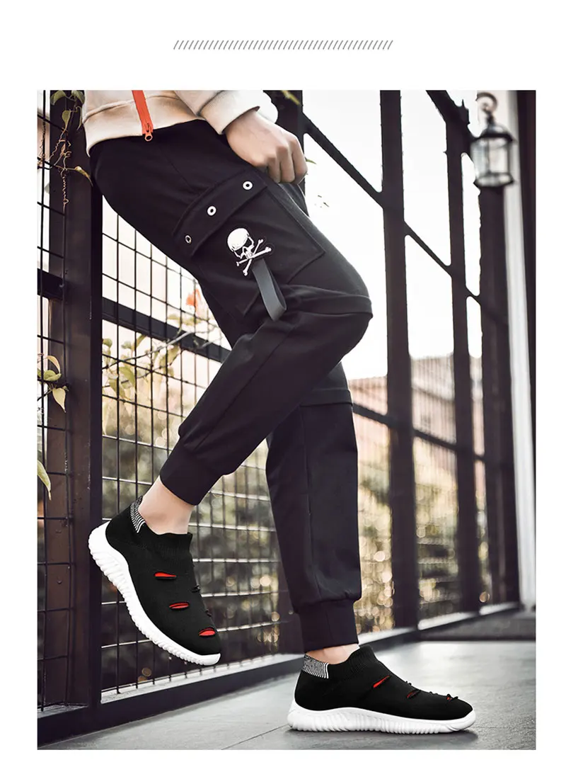 New Summer Hot Sale Man Casual Shoes Breathable Light Fashion Male Loafers Adult Outdoor Soft Non-slip Black Men Sneakers (10)