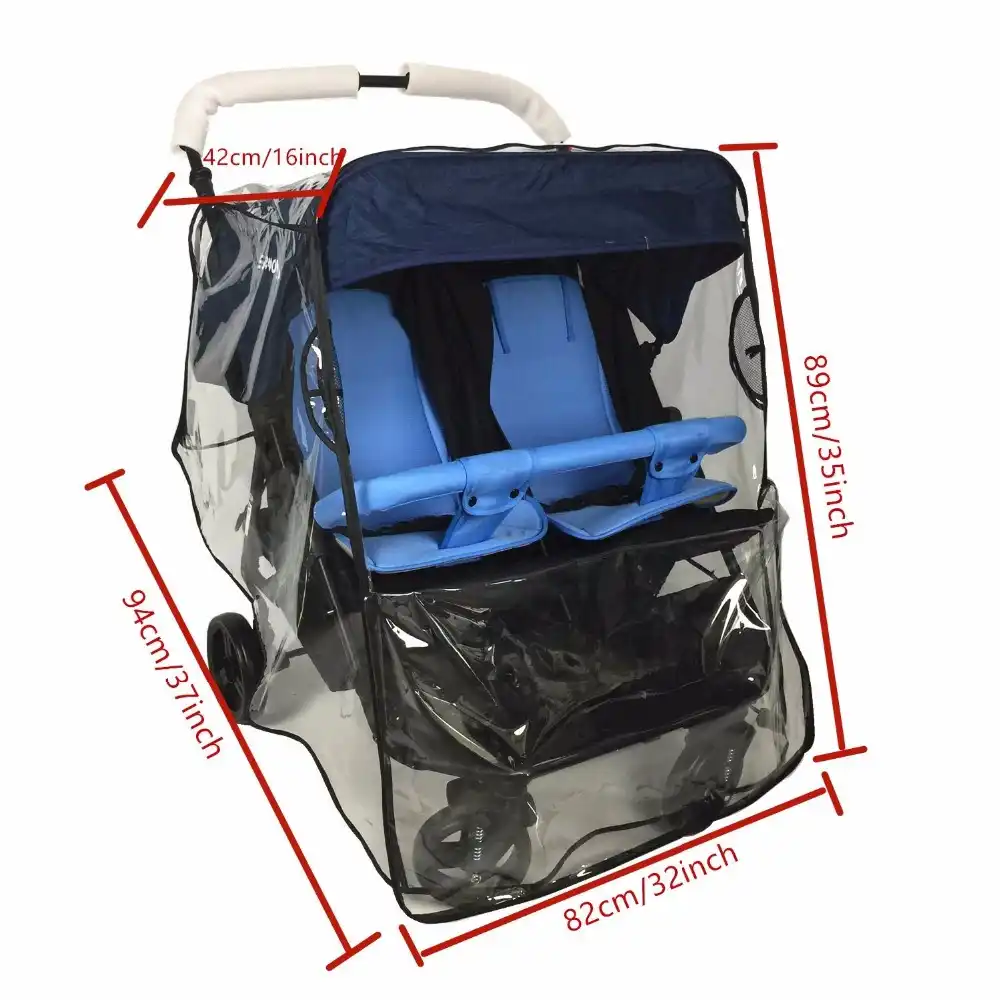 universal rain cover for double stroller