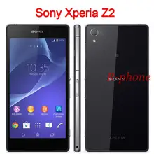 Разблокированный мобильный телефон sony Xperia Z2 D6503 5,2 ''четырехъядерный 20.7MP ram 3GB Восстановленный
