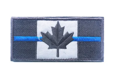 Канадские нашивки с национальным флагом, вышитая военная форма, тактический флаг кленового листа, вышитый значок, канадские нашивки - Цвет: 1