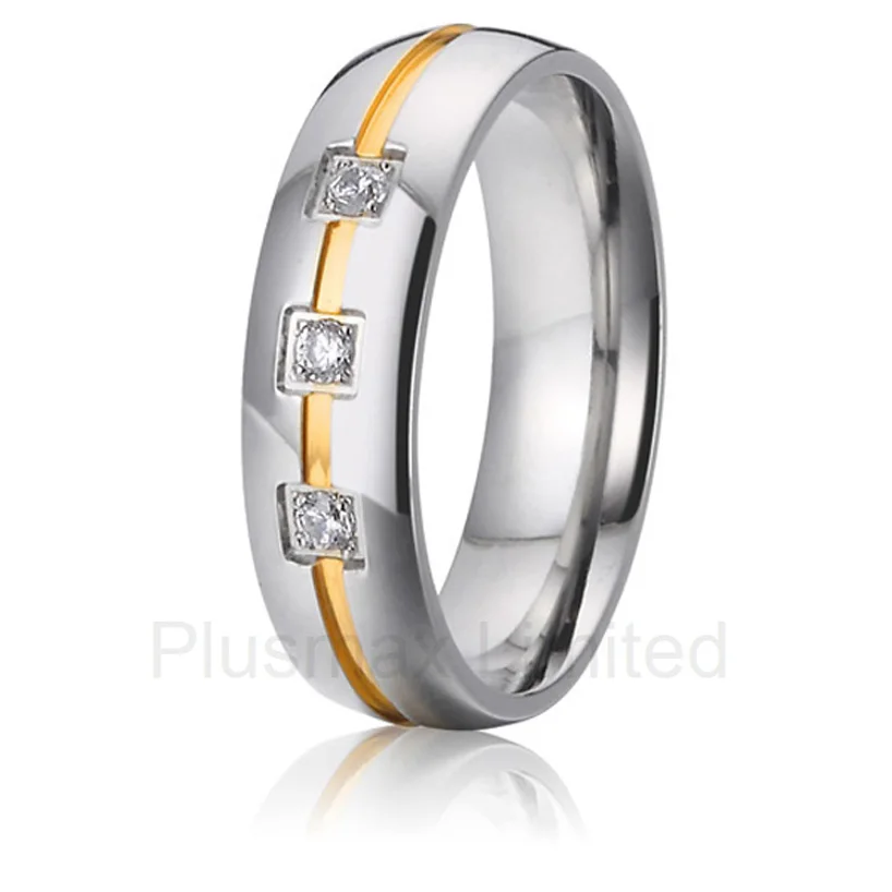 2016 China pure titanium jewelry Manufacturer ladies promise wedding