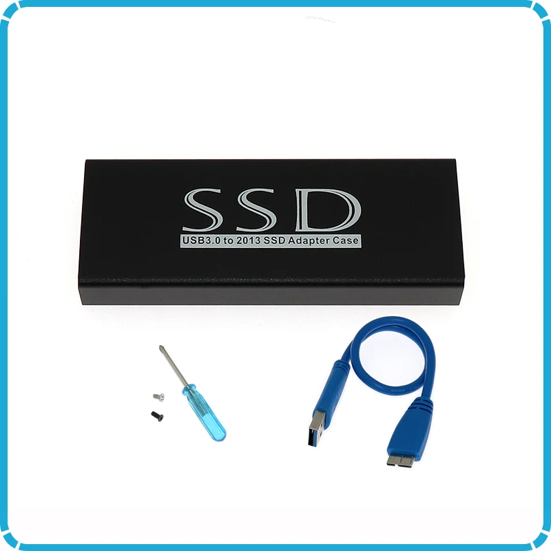 

SSD Case USB3.0 TO SSD Hard Disk Drive HDD Enclosure Adapter External Box for 2013 2014 2015 apple MacBook Air A1465 A1466 A1502