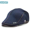 JAMONT High Quality English Style Winter Woolen Elderly Men Cap Thick Warm Beret Hat Classic Design Vintage Visor Cap Snapback 2