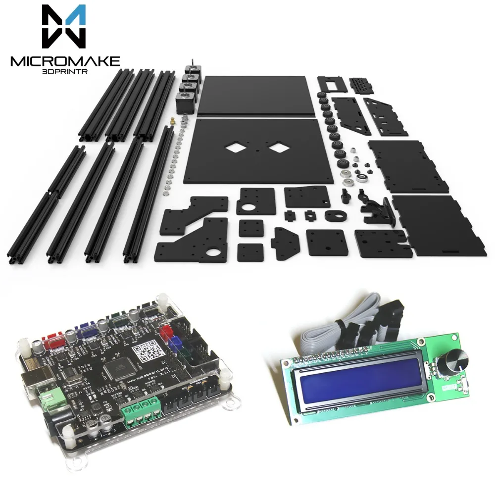 Micromake 3d принтер новый C1 с h ботом XZ структура большой размер печати 245*245*260 мм DIY