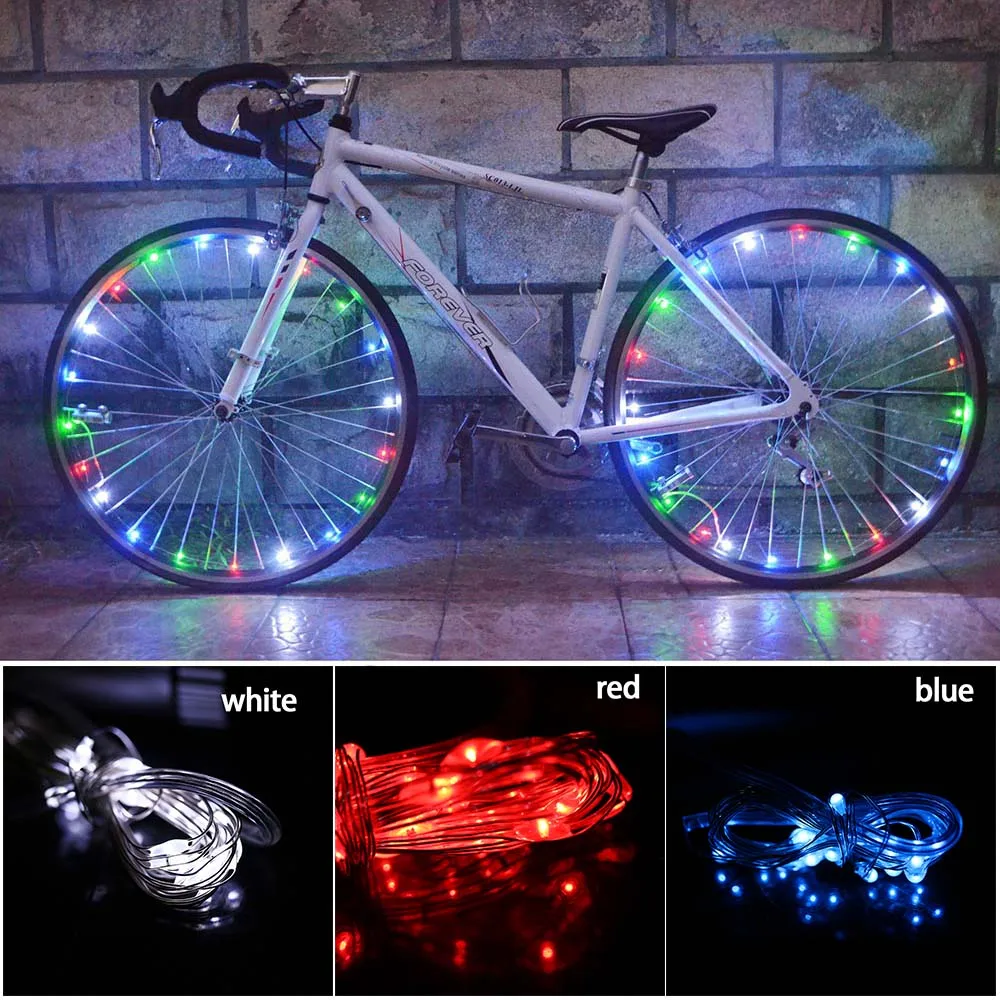 1PC New Bright 20Leds Bicycle Cycling Rim Lights Nice LED Wheel Spoke