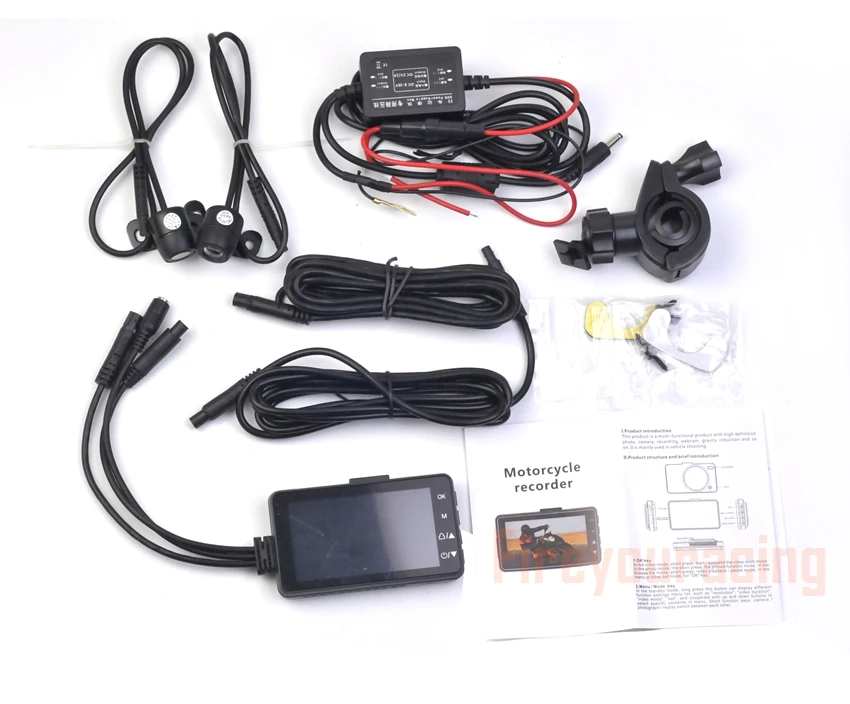 HD Motorrad Dual Kamera DVR Motor Dash Cam mit Spezielle Dual-verfolgen  Vordere Hinten Recorder Motorrad Elektronik Moto Wasserdicht - AliExpress