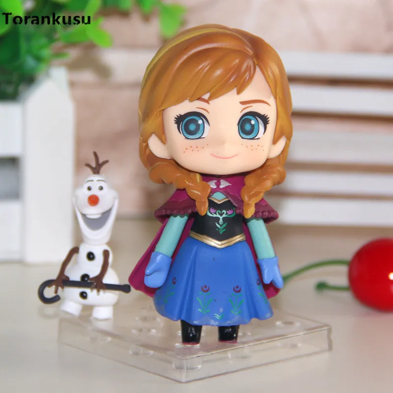 Принцесса снег фигурка принцесса Анна Nendoroid 550 ПВХ игрушки 10 см милые Ver. Аниме Анна коллекционер Brinquedos модель куклы Figma