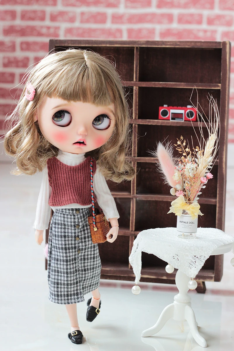 Маленькая жилетка Blyth doll 3 цвета доступны для Azone Licca Blyth OB24 Куклы Аксессуары для кукольной одежды только жилет