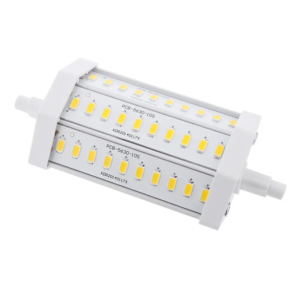 R7S 12 Вт 30 5630 SMD 118 мм J118 светодиодный кукурузный светильник Потолочные Светильник