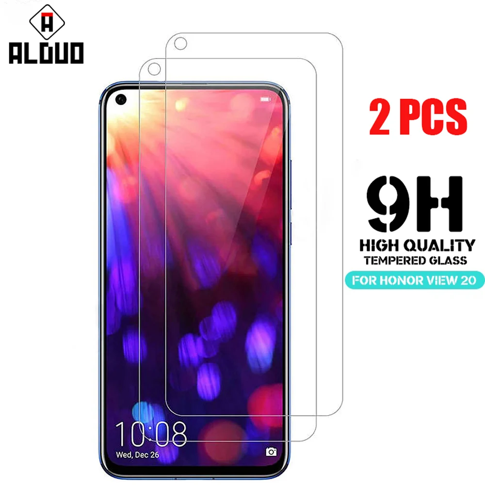

2 Pcs Tempered Glass For Huawei Honor View 20 V 20 Screen Protective View 20 View20 HD Glass On Huawei Honor V20 Protector Film