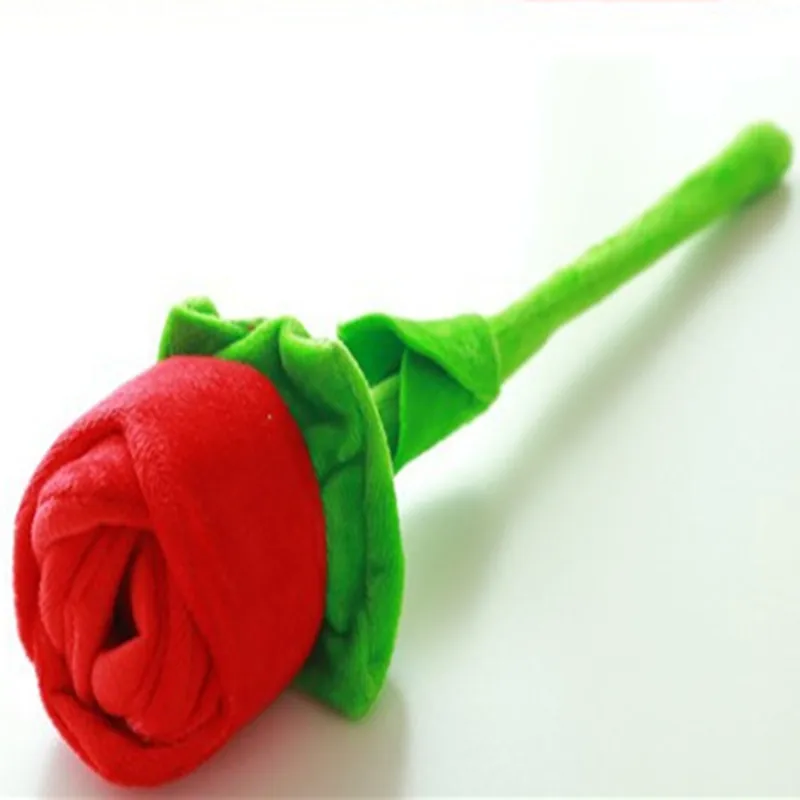 Plush Rose Flower Toys 1pcs 42cm for Girls Gift
