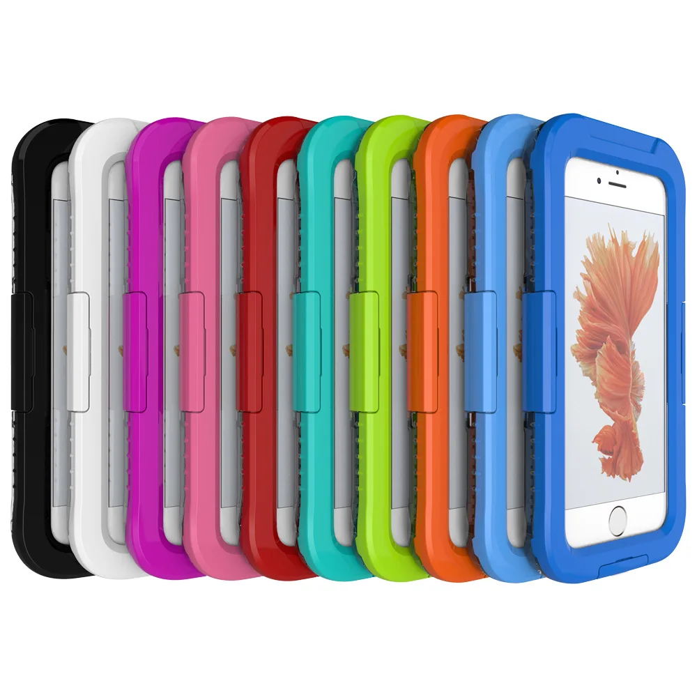 Impermeable buceo cubierta de la caja para Iphone 8 7 6 6 s Plus fundas de teléfono móvil para Samsung Galaxy S8 s7 edge Plus Funda carcasa Impermeable buceo cubierta de la caja para Iphone 8 7 6 6 s Plus fundas de teléfono móvil para Samsung Galaxy S8 s7 edge Plus Funda carcasa