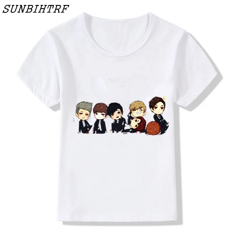 

2018 New Children Harajuku Summer T Shirt Kids Fashion Printed BTS Portfolio Cropped Tops Baby Tee Tops Casual For Boys/Girls