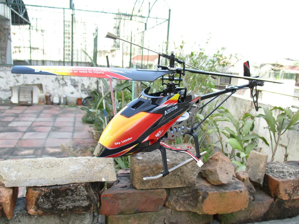 Бесщеточный двигатель WL Toys V913 Uppgrade версия Sky Dancer 4 канала RC вертолет 2,4 ГГц Встроенный гироскоп