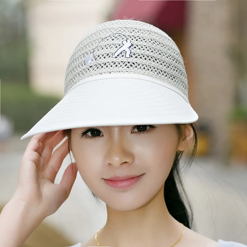Fashion uv sun hat summer sun hats for women straw hat girls riding