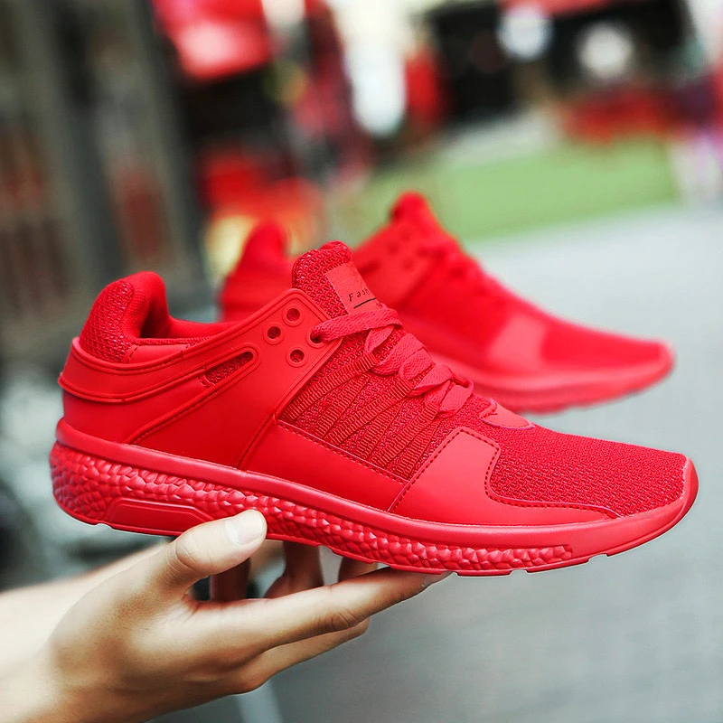 mesh running shoes
