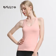 WBTRO женский топ для йоги для фитнеса бега одежда тонкая без рукавов Сетка сплайсинга для кожи высокая эластичная спортивная одежда Пилатес