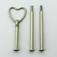 Кухня, ресторан, 3-шины бронза в форме сердца бутылка термо-чашка Отправка почтой красивым тортом для праздника вечерние принадлежности, домашний декор(формы для выпечки