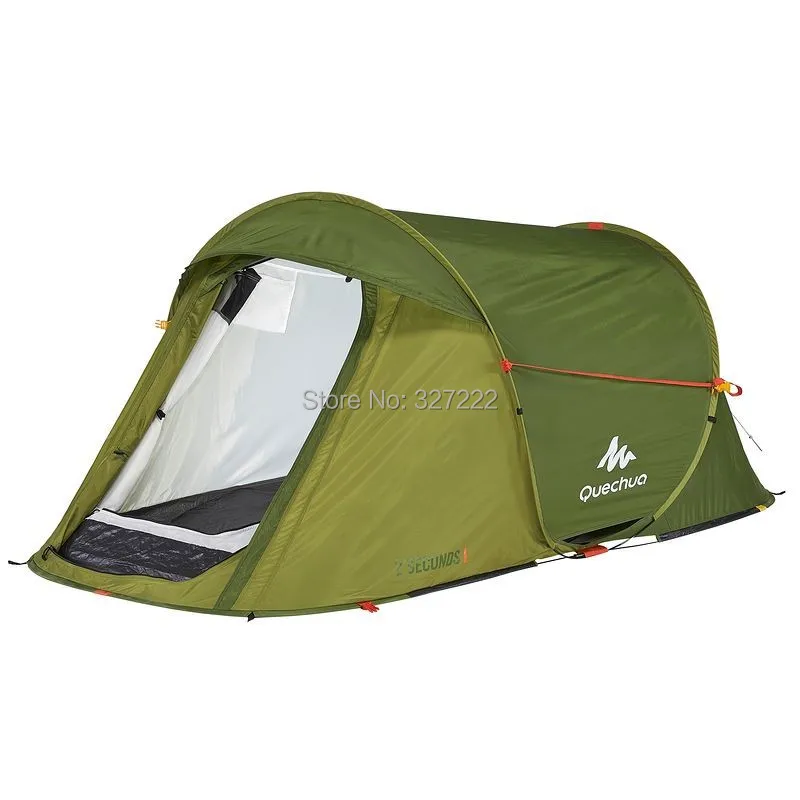 Ezel deelnemen Tussen Tent Pop Up 2 Seconds Quick I Tent for One 1 Person EASY Camping Hiking  Quechua Green - AliExpress