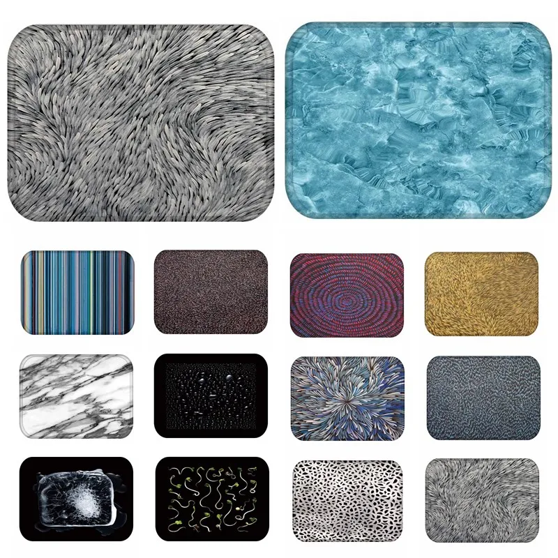 1pcs40*60cm Striped pattern Anti-Slip Suede Carpet Door mats doormats Outdoor Kitchen Bathroom Living room Floor Mat Rug 48176 1pcs40*60cm Striped pattern Anti-Slip Suede Carpet Door mats doormats Outdoor Kitchen Bathroom Living room Floor Mat Rug 48176