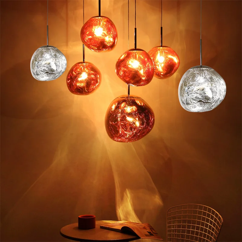 

Tom DIXON Pendant Lights Lustre LED Luminaire Silver Hanging Hanglamp Pendant Lamp Living Room Deco Fixture Lighting
