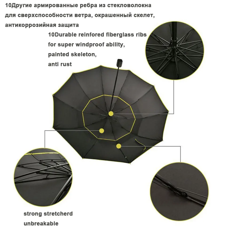 Fancytime, большой Лидирующий бренд, женский зонт, женский и мужской, большой Ветрозащитный Зонт, складной большой мужской и женский зонт
