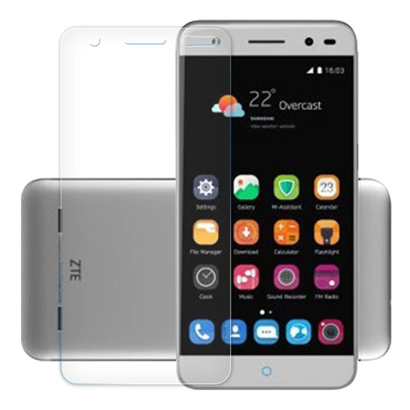 JGKK 2 шт 2.5D Закаленное стекло для ZTE Blade V7 Lite прозрачная защитная пленка A6