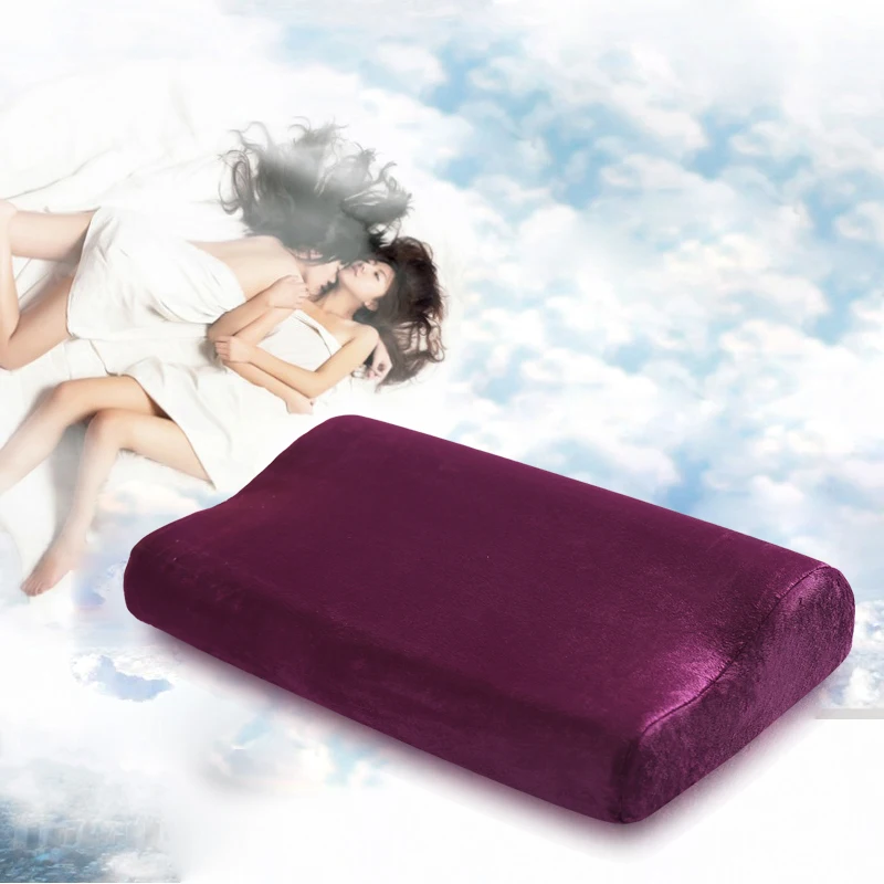 Комфортные 30x50 см размер полиэстер постельное белье Спальня медленно восстанавливающийся поролон памяти подушка, подушка ортопедический шейный Уход Подушки