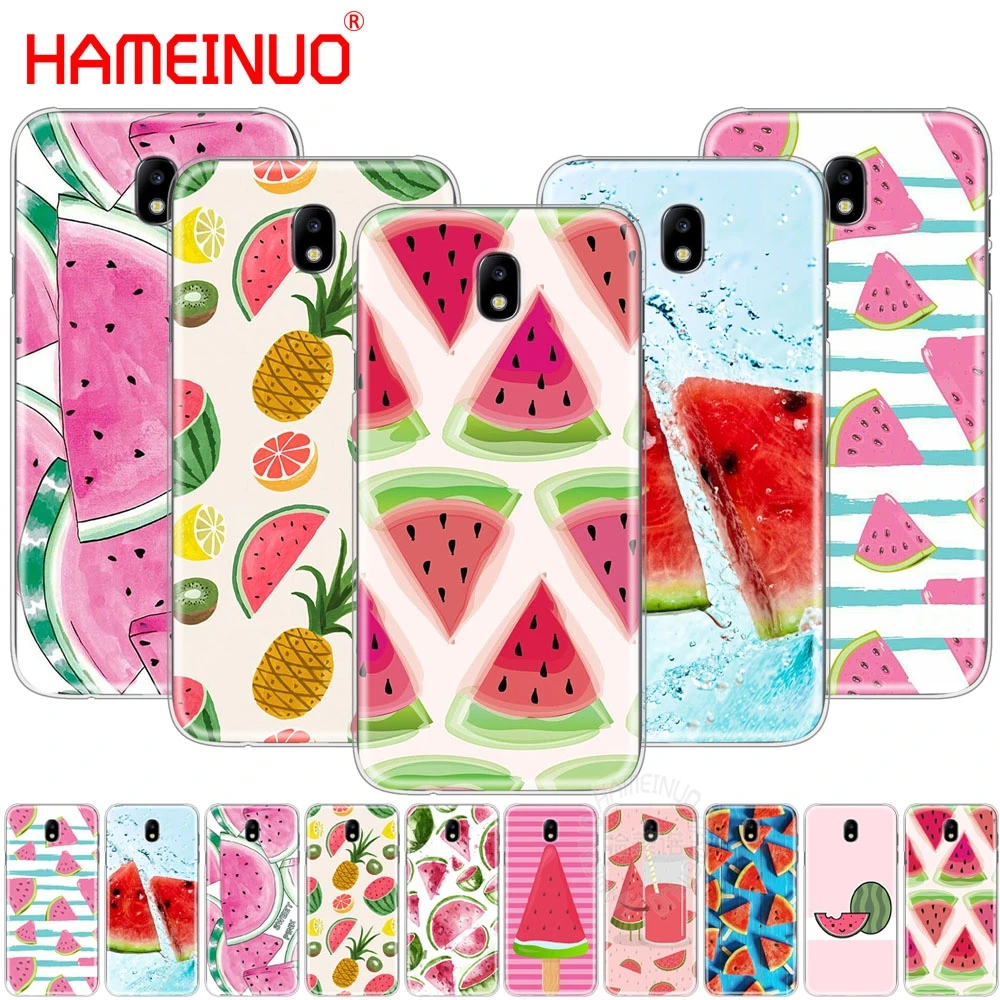 HAMEINUO Watermelon Melon cover font b phone b font case for Samsung Galaxy J3 J5 J7