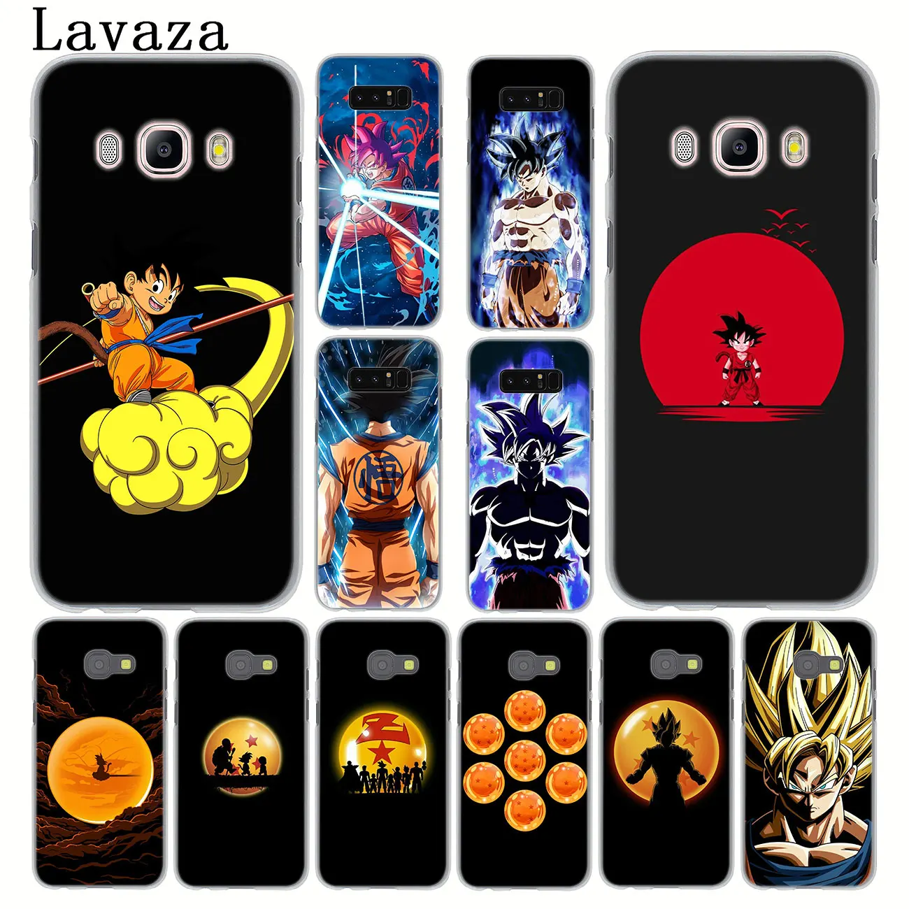

Lavaza DRAGON BALL Z DBZ Goku Hard Phone Case for Samsung Galaxy Note 10 9 8 A9 A8 A7 A6 Plus 2018 A3 A5 2017 2016 2015 Cover