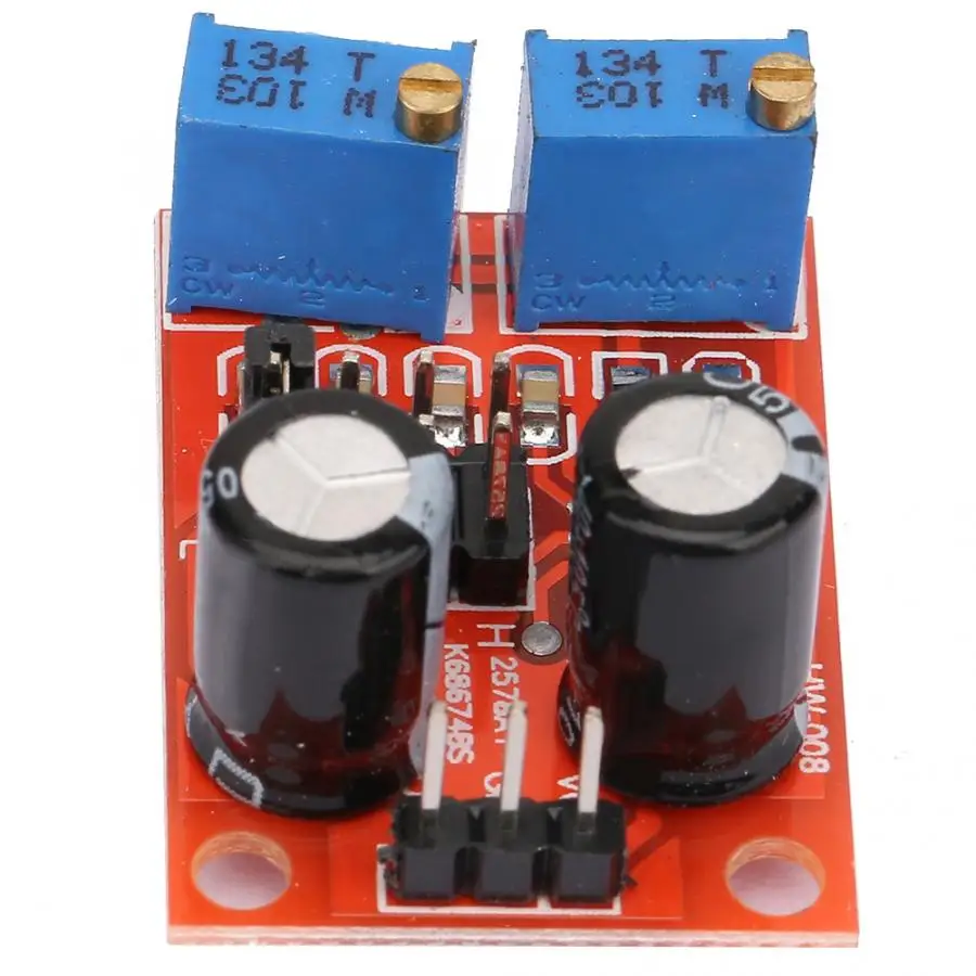 5 шт. генератор сигналов 5V 15VDC NE555 Регулируемый Импульсный Частотный модуль
