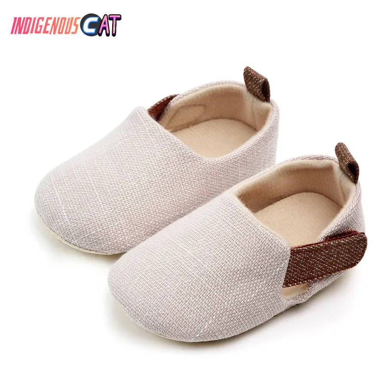 

Summer Baby Shoes Walking Shoes Male and Female Treasure Soft-soled Antiskid Shoes 0-3 Years Baby Boy Boots Shoes Black Canvas