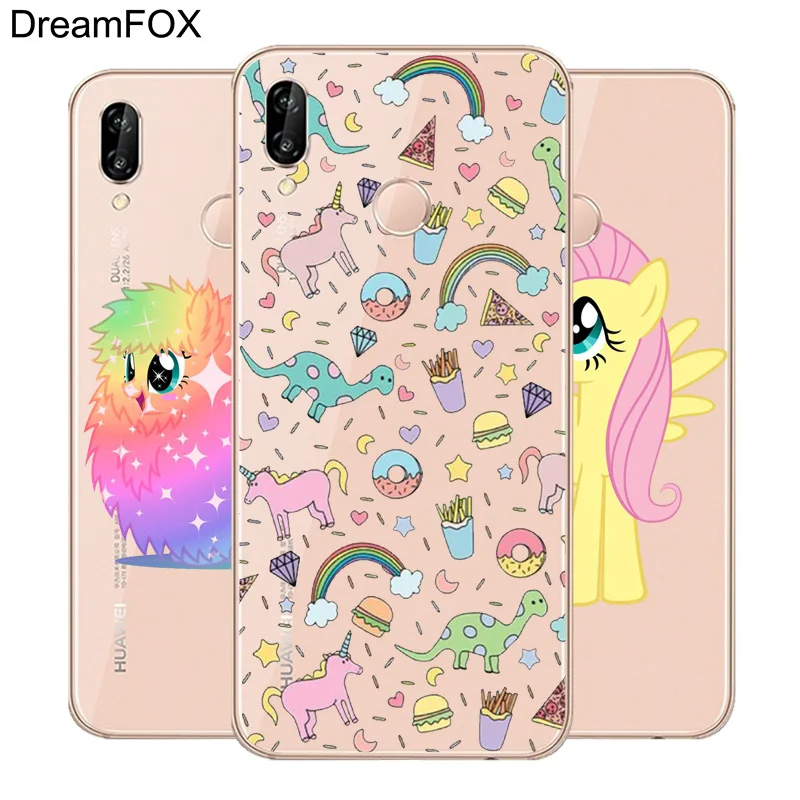 DREAMFOX L078 пони облака Мягкий ТПУ силиконовый чехол для huawei Honor 6A 6C 7X9 10 P20 P30 Lite Pro P Smart