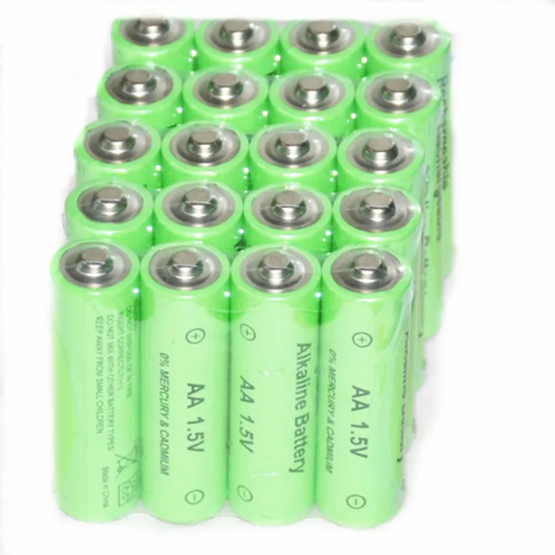 New 20pcs/lot aa batteries 1500mah 1.5V alkaline rechargeable battery