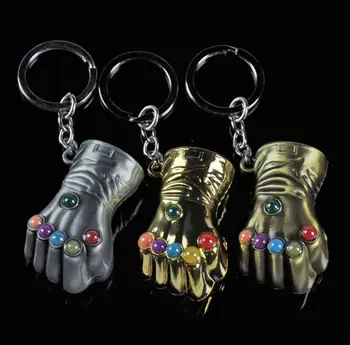 

Thanos Avengers Infinity War Infinity Gauntlet Keychain Keyring Metal Pendant