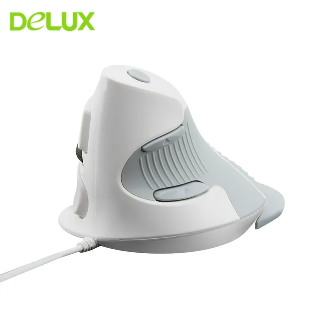 Delux M618 Wired Ergonomic Vertical Mouse 6 Button 600/1000/1600 DPI USB Optical Gaming Mouse for PC Laptop Computer Gamer Mice Delux M618 Wired Ergonomic Vertical Mouse 6 Button 600/1000/1600 DPI USB Optical Gaming Mouse for PC Laptop Computer Gamer Mice