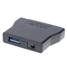 DC 12 В Мощность ED USB3.0 SATA конвертер адаптер с Питание адаптер для 2.5/3.5 дюймовый SATA HDD SSD жесткий диск