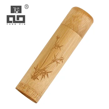

TANGPIN small natural bamboo tea caddies mini tea canisters kung fu tea accessories