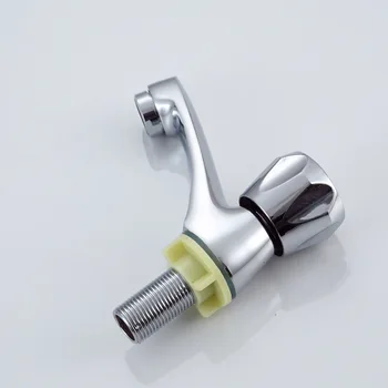 

Bathroom Basin Hi Quality Classic Chromed Brass Bibcock Lavatory Sink Single Cold Vertical Tap Faucet Toilet Washbowl Tap G1/2"